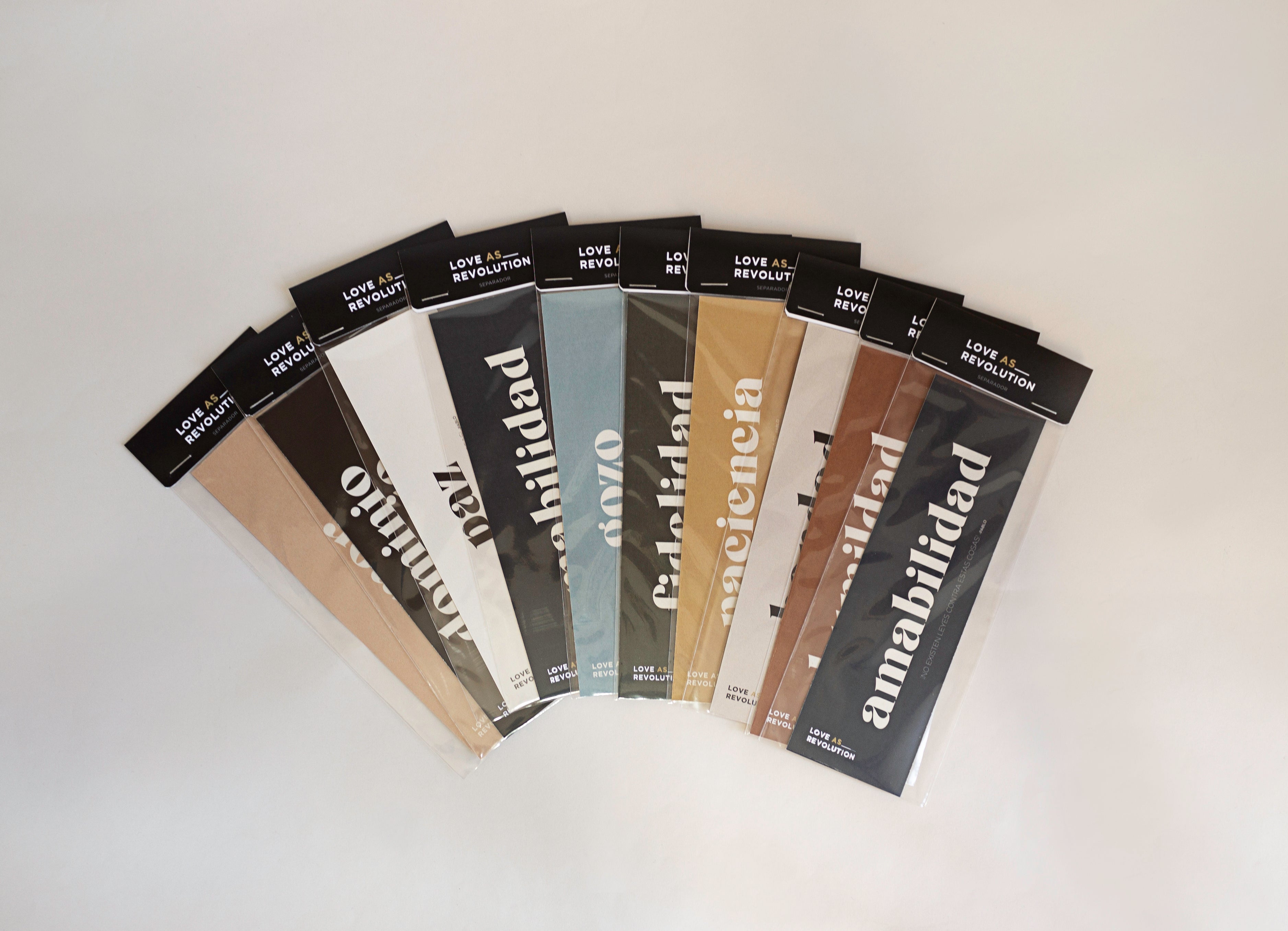 Colección completa de separadores de libros - serie frutos