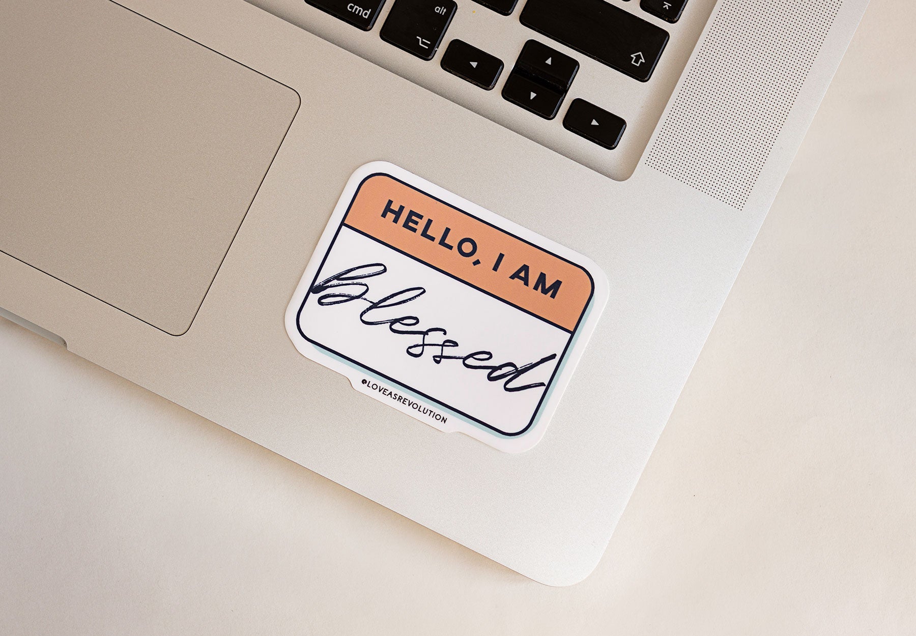 sticker hello I am blessed