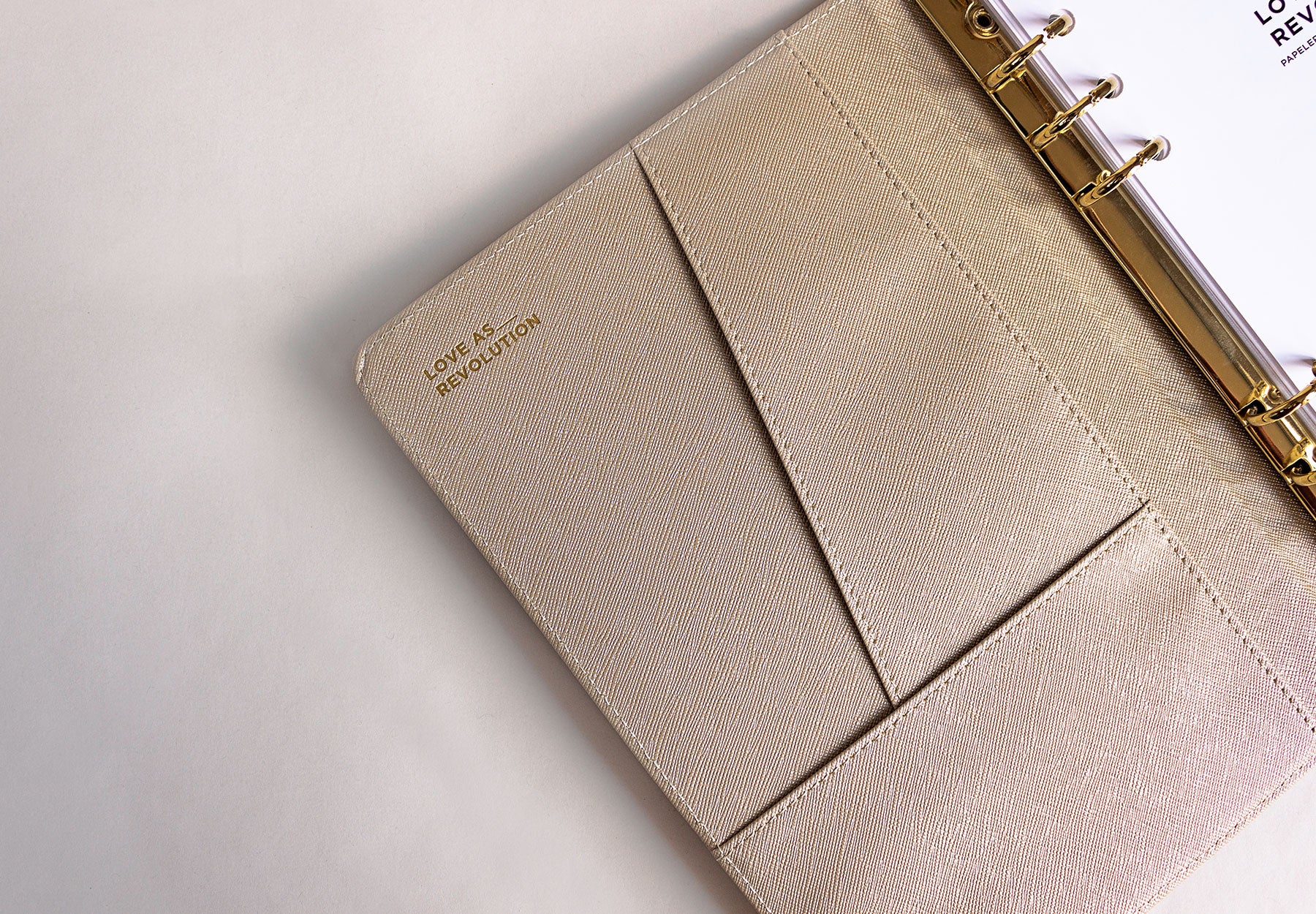 Diario espiritual champagne