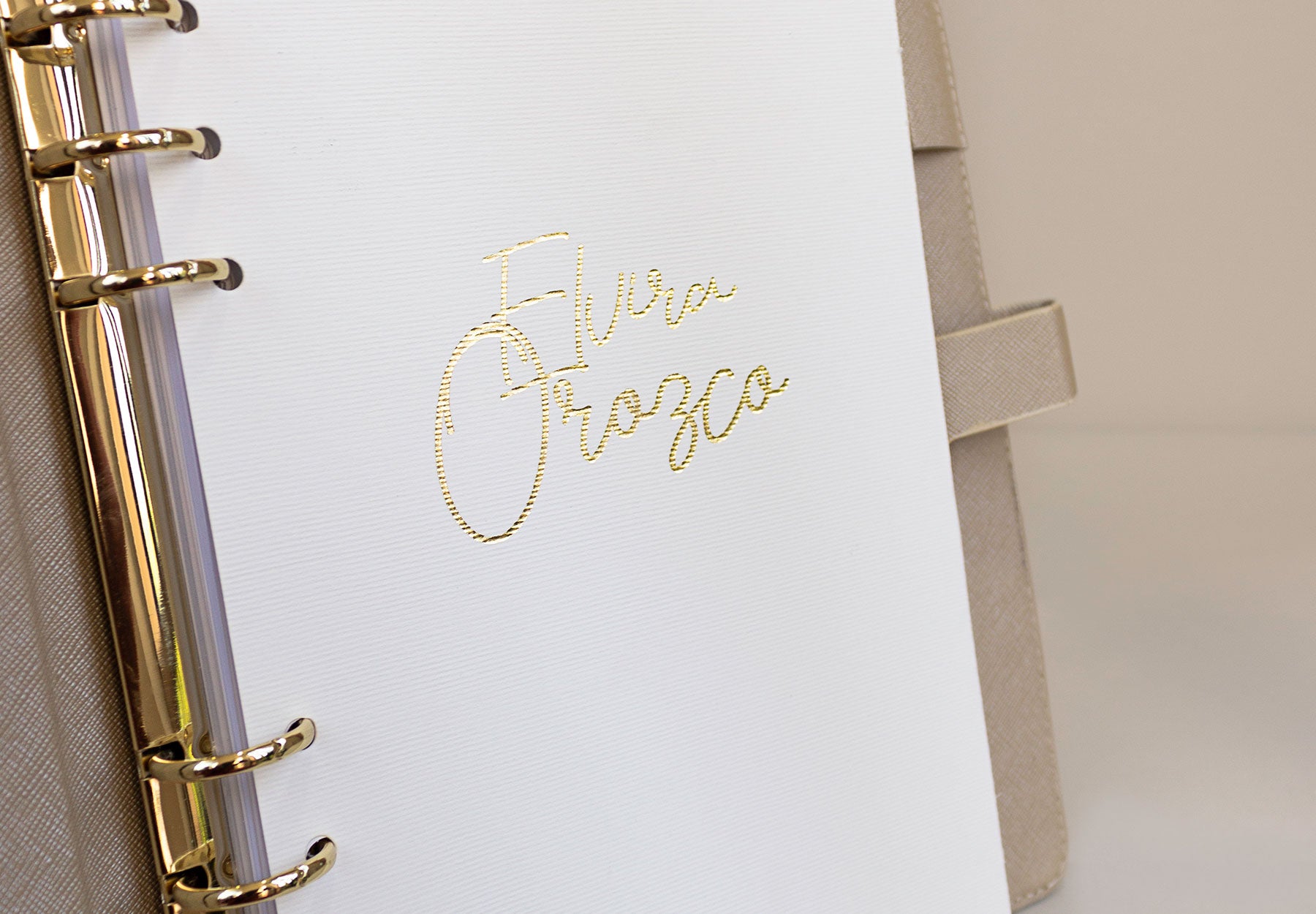 Diario espiritual champagne