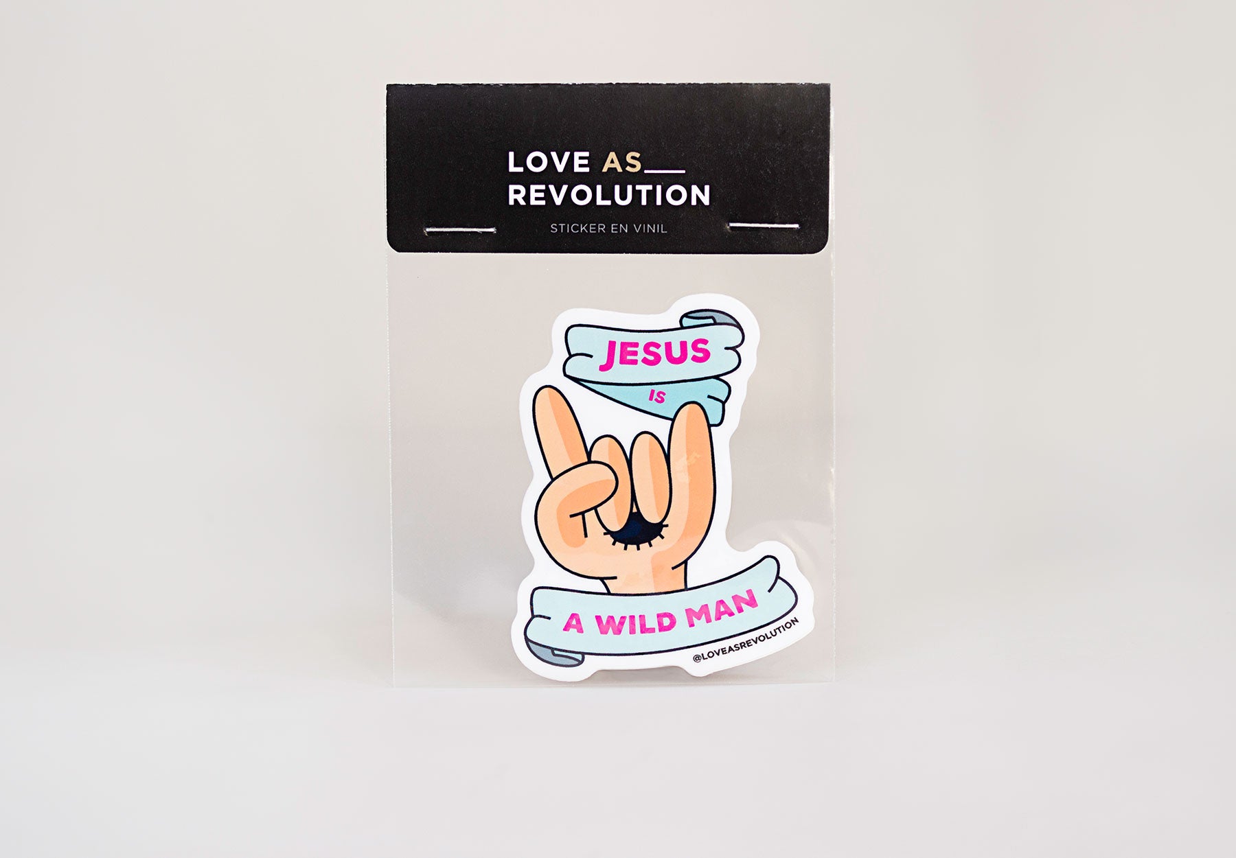 sticker Jesus is a wild man