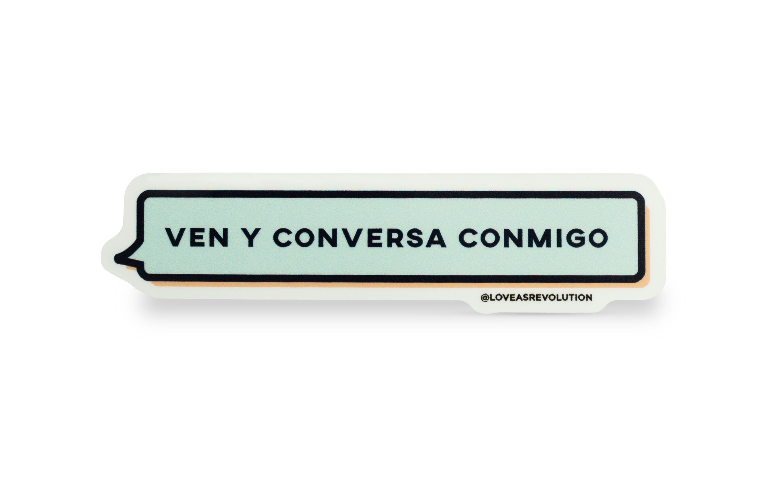 sticker ven y conversa conmigo