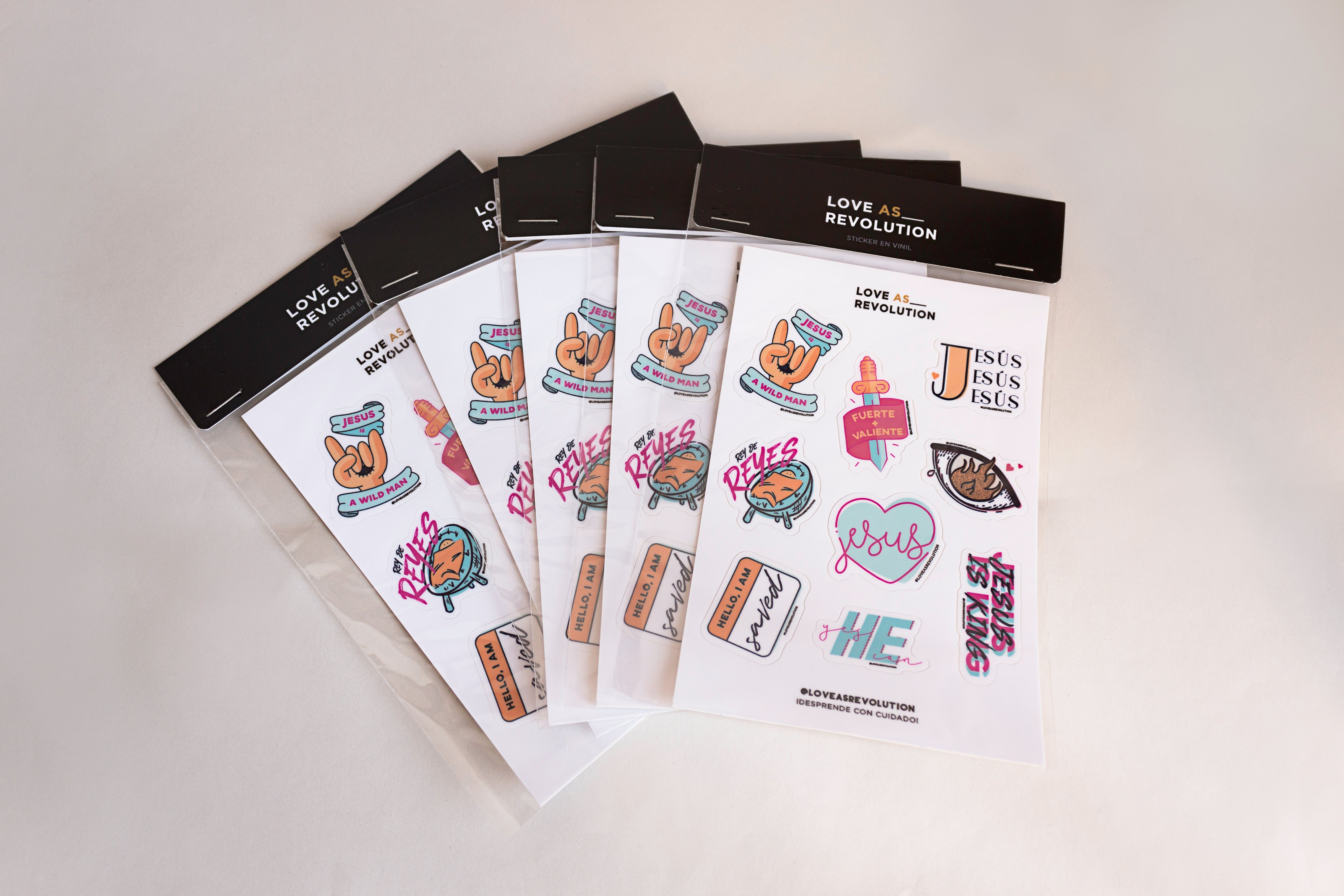 planilla de stickers mini