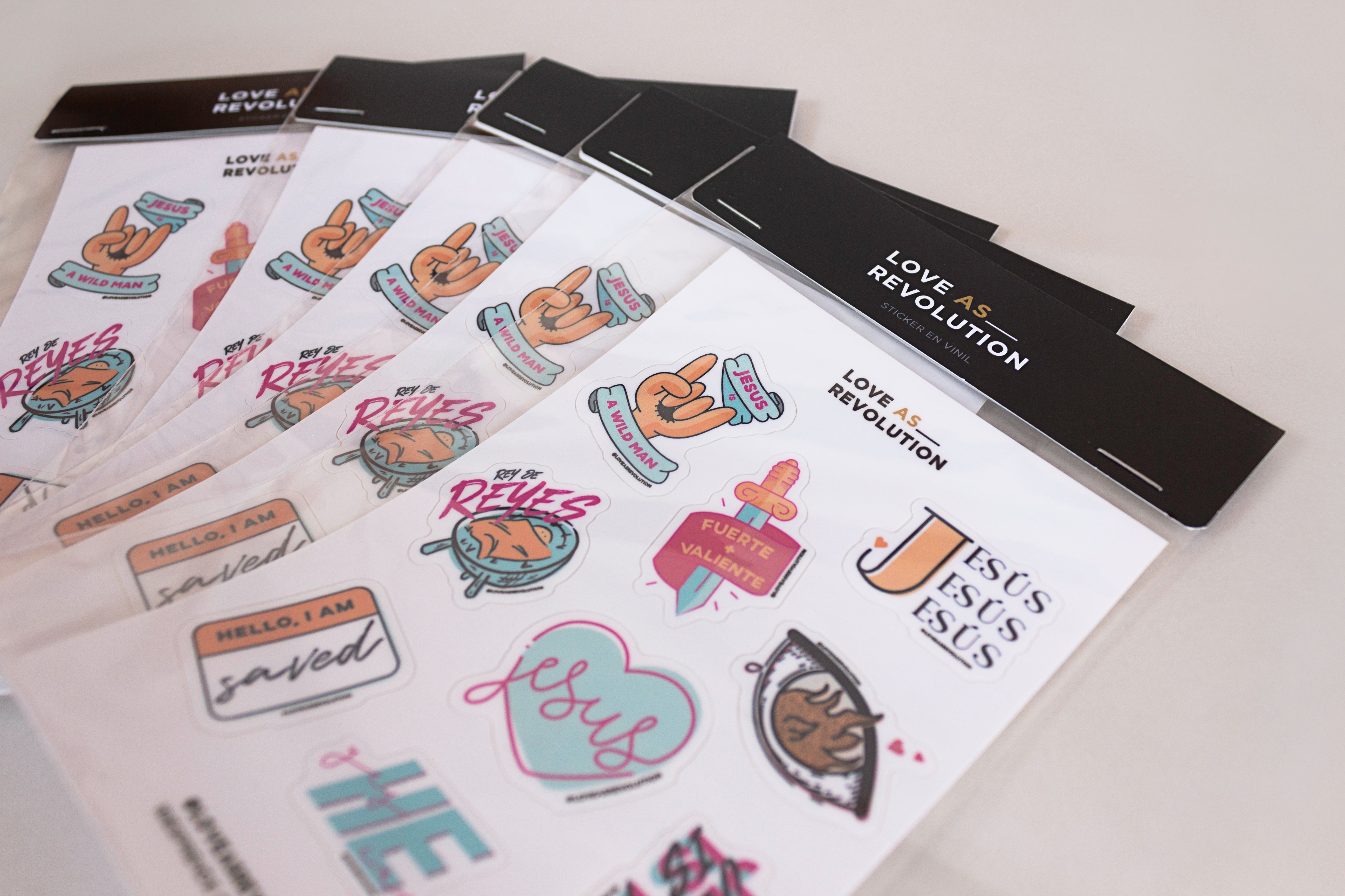 planilla de stickers mini